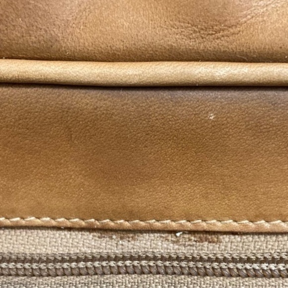Gucci vintage mini G tan brown messenger bag unisex men & women - Picture 3 of 13